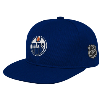Edmonton Oilers dječja flat šilterica Logo Flatbrim Snapback