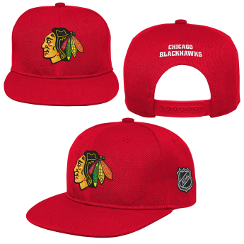 Chicago Blackhawks dječja flat šilterica Logo Flatbrim Snapback