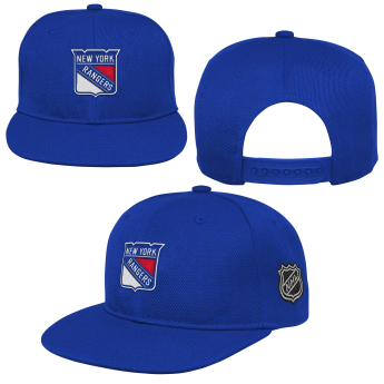New York Rangers dječja flat šilterica Logo Flatbrim Snapback