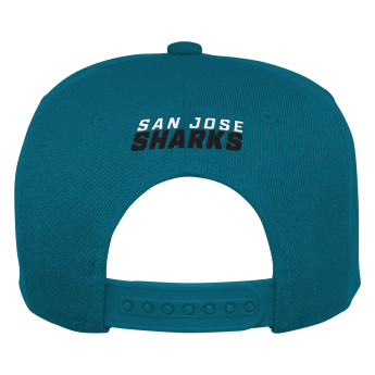San Jose Sharks dječja flat šilterica Logo Flatbrim Snapback