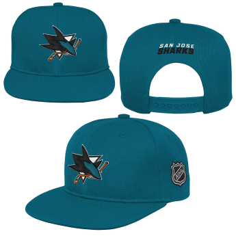 San Jose Sharks dječja flat šilterica Logo Flatbrim Snapback