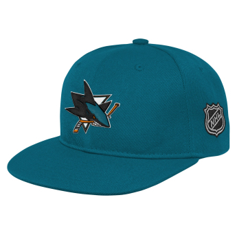San Jose Sharks dječja flat šilterica Logo Flatbrim Snapback