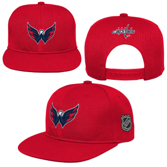 Washington Capitals dječja flat šilterica Logo Flatbrim Snapback