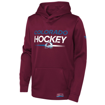 Colorado Avalanche dječja majica s kapuljačom Authentic Pro Hoodie Po Hood