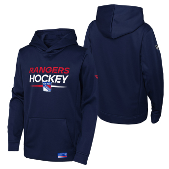 New York Rangers dječja majica s kapuljačom Authentic Pro Hoodie Po Hood
