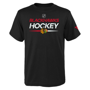 Chicago Blackhawks dječja majica Apro Wordmark Ss Ctn Tee black