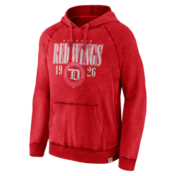 Detroit Red Wings muška majica s kapuljačom A/LS Hoodie red