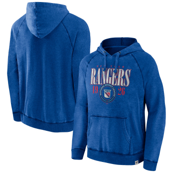 New York Rangers muška majica s kapuljačom A/LS Hoodie blue