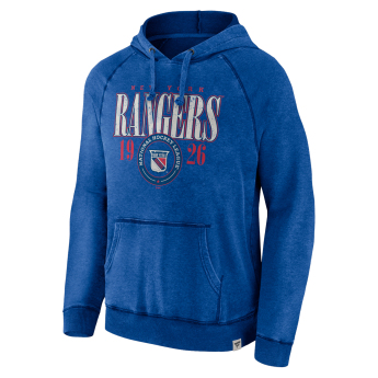 New York Rangers muška majica s kapuljačom A/LS Hoodie blue