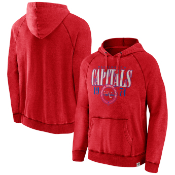 Washington Capitals muška majica s kapuljačom A/LS Hoodie red