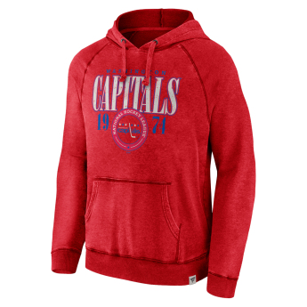 Washington Capitals muška majica s kapuljačom A/LS Hoodie red