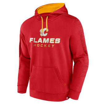 Calgary Flames muška majica s kapuljačom Poly Fleece POH red