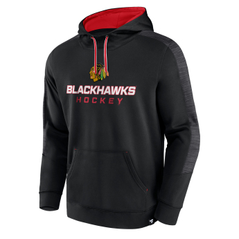 Chicago Blackhawks muška majica s kapuljačom Poly Fleece POH black