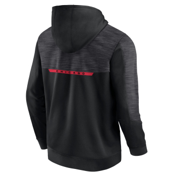 Chicago Blackhawks muška majica s kapuljačom Poly Fleece POH black