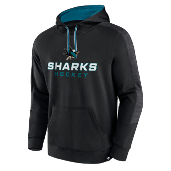 San Jose Sharks muška majica s kapuljačom Poly Fleece POH black