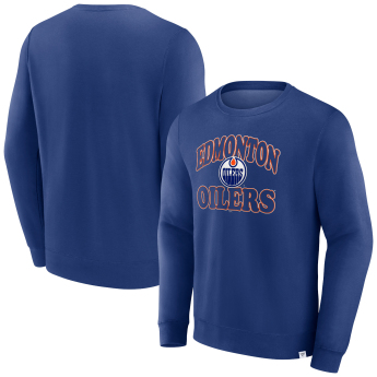 Edmonton Oilers muška majica Fleece Crew