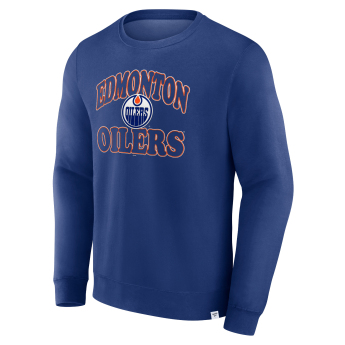 Edmonton Oilers muška majica Fleece Crew