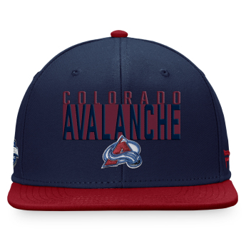 Colorado Avalanche šilterica ravnog oboda Fundamental Color Blocked Snapback