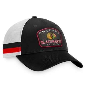 Chicago Blackhawks kapa za bejzbol Fundamental Structured Trucker