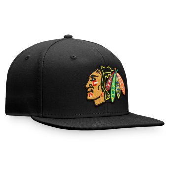 Chicago Blackhawks šilterica ravnog oboda Core Snapback black