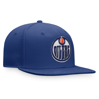 Edmonton Oilers šilterica ravnog oboda Core Snapback blue