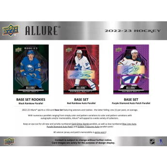 NHL boxovi NHL hokejske karte 2022-23 Upper Deck Allure Hobby Box