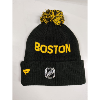 Boston Bruins dječja zimska kapa Cufed Knit With Pom
