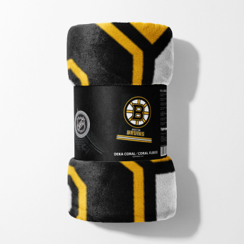 Boston Bruins deka od flisa Essential 150x200 cm