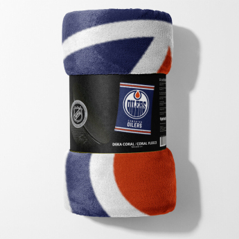 Edmonton Oilers deka od flisa Essential 150x200 cm