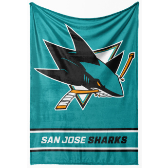 San Jose Sharks deka od flisa Essential 150x200 cm
