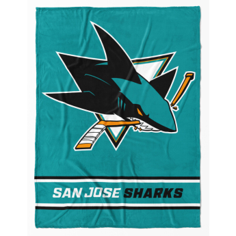 San Jose Sharks deka od flisa Essential 150x200 cm