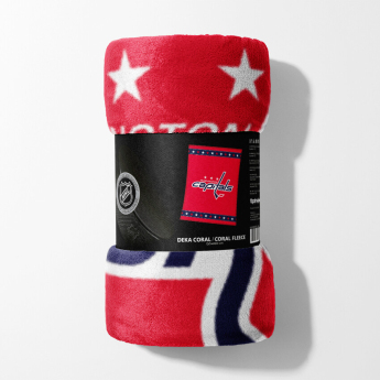 Washington Capitals deka od flisa Essential 150x200 cm