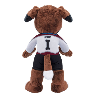 Colorado Avalanche plišana maskota Bernie #1 Plush Figure White Road