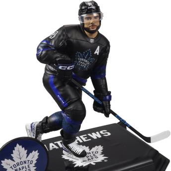 Toronto Maple Leafs figurica Auston Matthews #34 Figure SportsPicks THIRD JERSEY GOLD LABEL