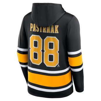 Boston Bruins muška majica s kapuljačom Pastrňák Name & Number Lace-Up Pullover Hoodie