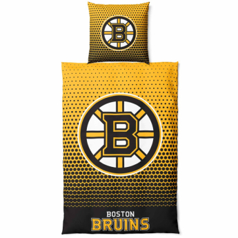 Boston Bruins posteljina za jedan krevet Dots