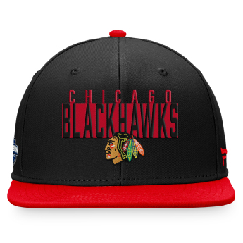 Chicago Blackhawks šilterica ravnog oboda Fundamental Color Blocked Snapback