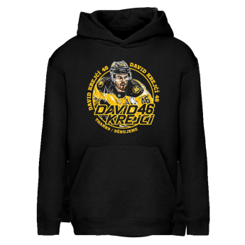 Boston Bruins muška majica s kapuljačom David Krejčí #46 Exclusive Collection