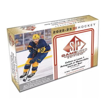 NHL boxovi NHL hokejske karte 2022-23 Upper Deck SP Game Used Hobby Box