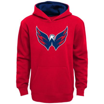 Washington Capitals dječja majica s kapuljačom Prime Logo Pullover Fleece red