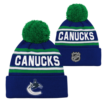 Vancouver Canucks dječja zimska kapa Jacquard Cuffed Knit With Pom