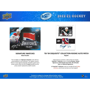NHL boxovi NHL hokejske karte 2022-23 Upper Deck Ice Hobby Box