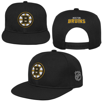 Boston Bruins dječja flat šilterica Logo Flatbrim Snapback