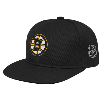 Boston Bruins dječja flat šilterica Logo Flatbrim Snapback