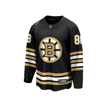 Boston Bruins dječji hokejaški dres David Pastrnak #88 black 100th Anniversary Premier Breakaway Jersey