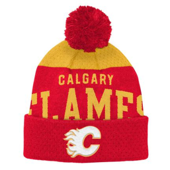 Calgary Flames dječja zimska kapa Stetchark Knit