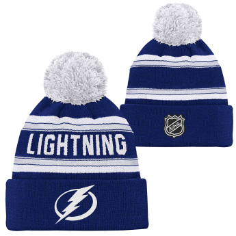 Tampa Bay Lightning dječja zimska kapa Jacquard Cuffed Knit With Pom