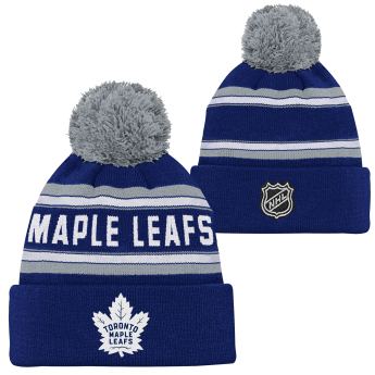Toronto Maple Leafs dječja zimska kapa Jacquard Cuffed Knit With Pom