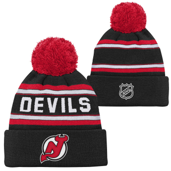 New Jersey Devils dječja zimska kapa Jacquard Cuffed Knit With Pom