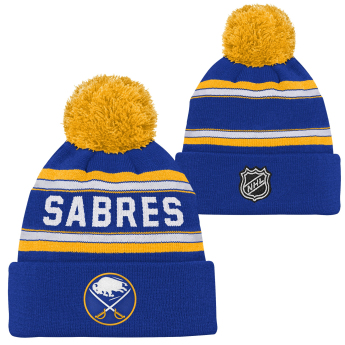 Buffalo Sabres dječja zimska kapa Jacquard Cuffed Knit With Pom